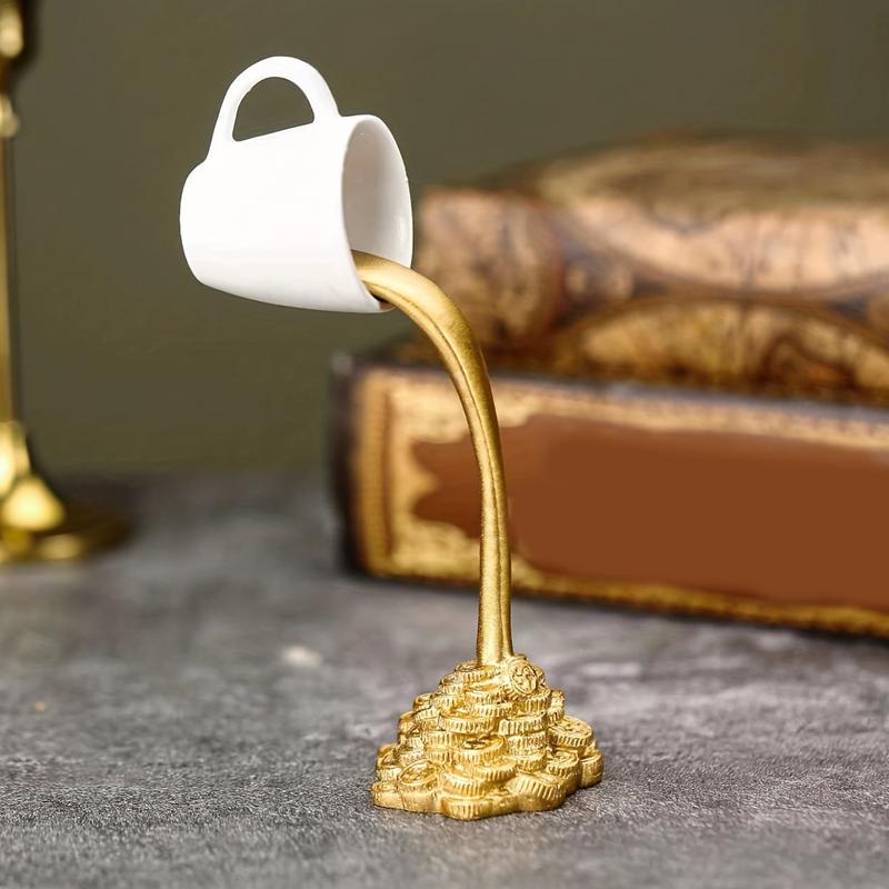 Resin Art Pouring - Creative Floating Coffee Cup Resin Pouring