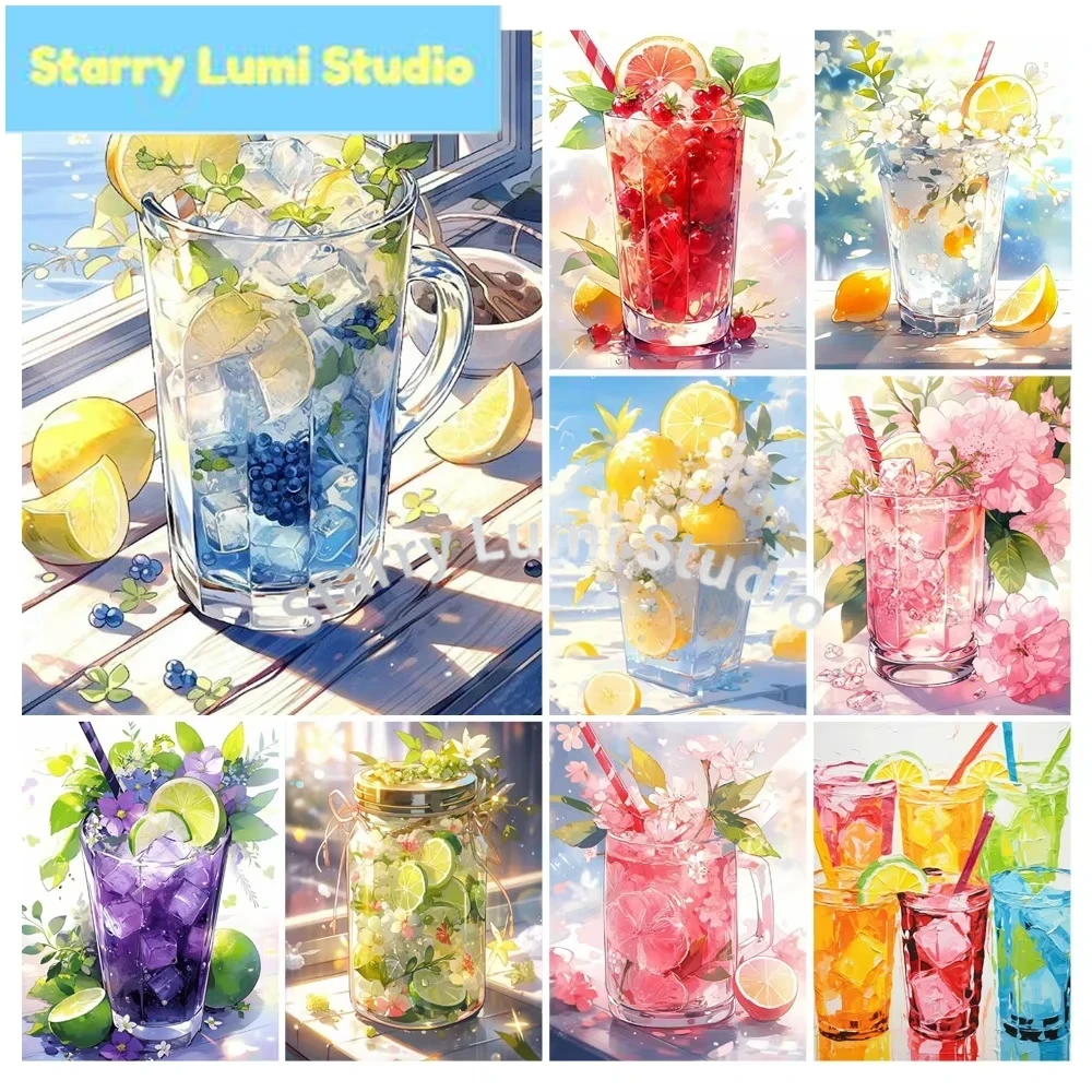 Resin Art Kits - Fruit Cup 5D DIY Diamond Painting