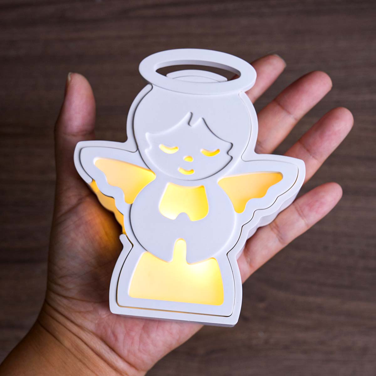 Resin Art Lamp - Christmas Angel Lamp Silhouette Mold DIY