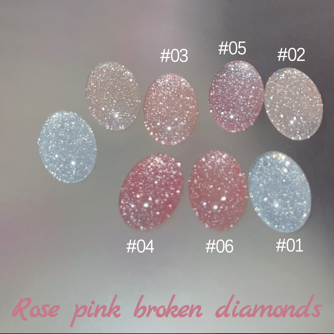 Resin Art With Rose - 1-6pcs TC 2025 New Pink Naked