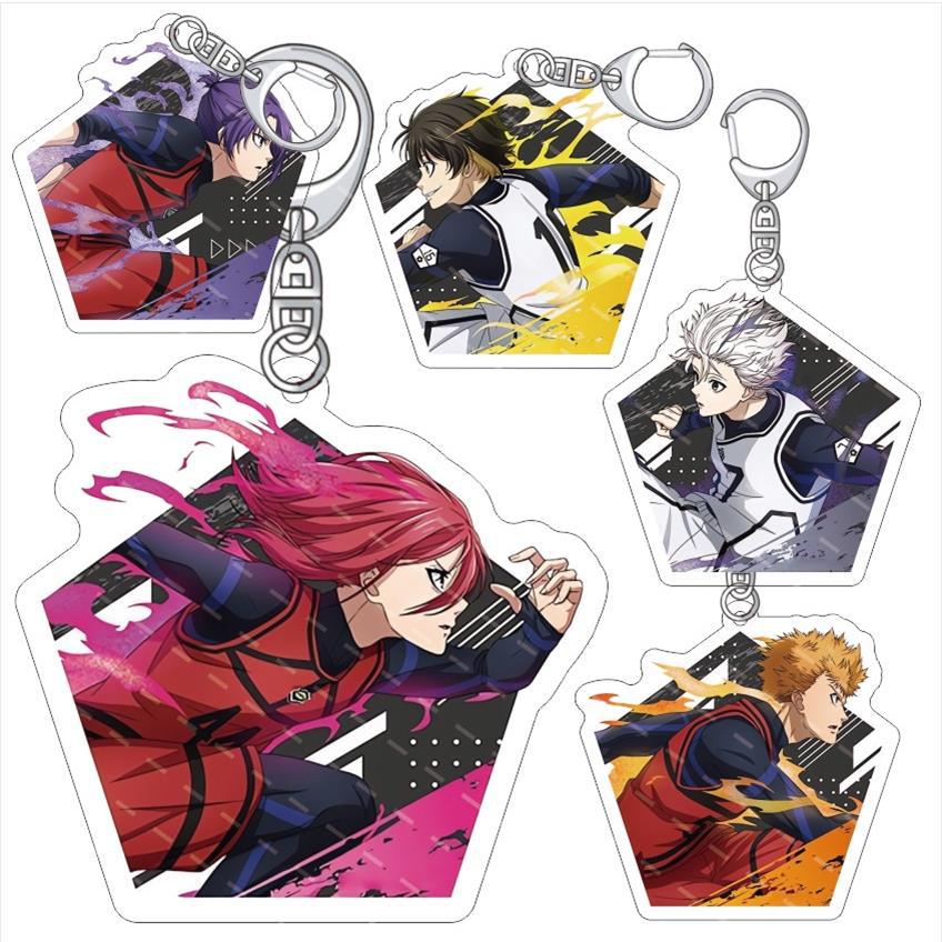Resin Art Keychain - Anime Blue Lock Acrylic Girl Keychain