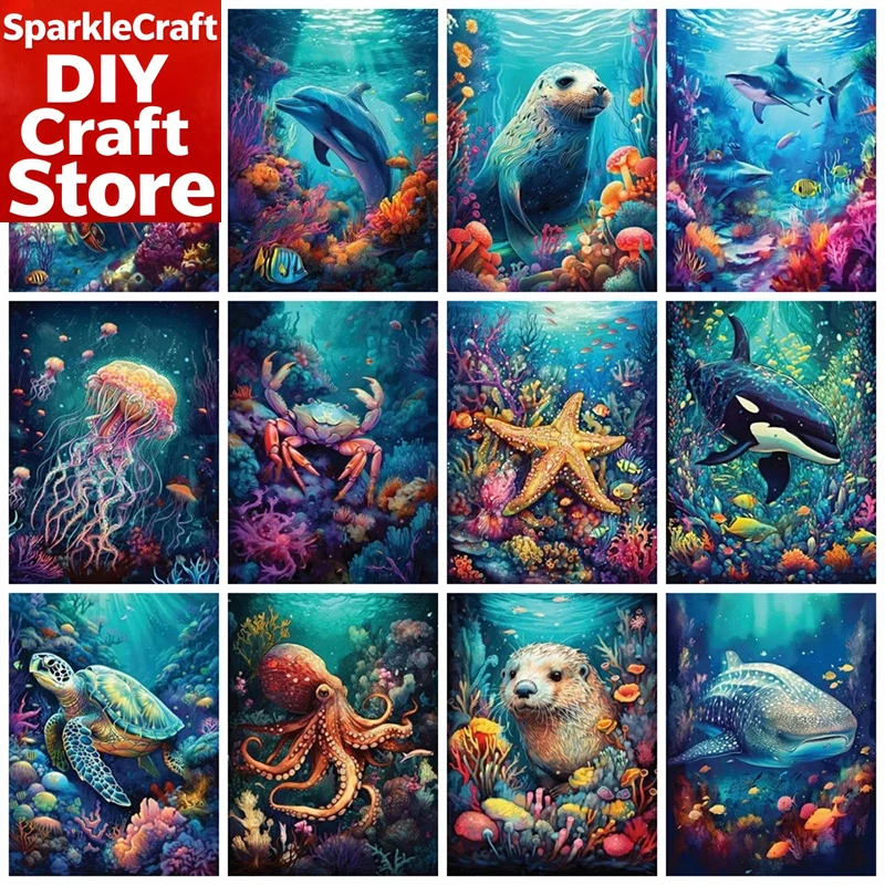 Resin Art Kits - 1PC frameless Full Square Round Diamond