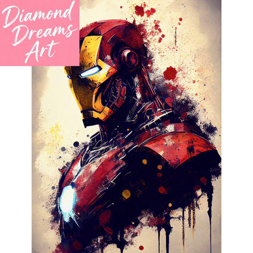 Resin Art Canvas - Marvel DIY Diamond Painting Set Cartoon