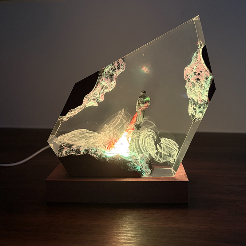 Resin Art Lamp - Sci-fi Anime Figure Organism Resin Table