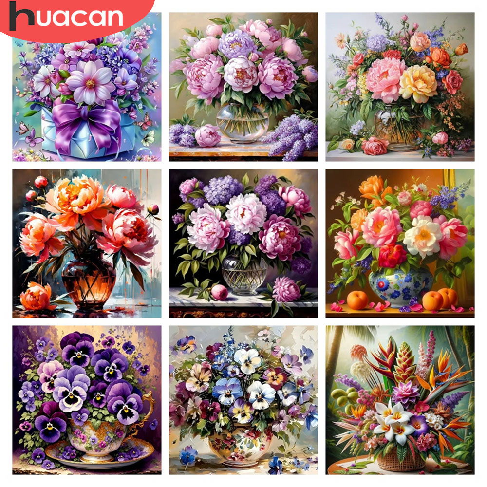 HUACAN 5D Diamond Mosaic Rose  - Resin Art With Rose review and price