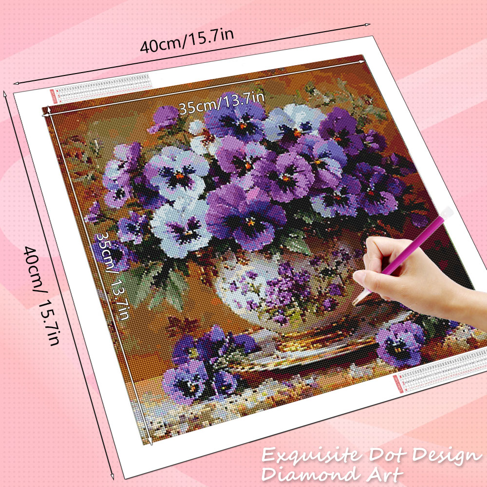 HUACAN 5D Diamond Mosaic Rose  - Resin Art With Rose review and price