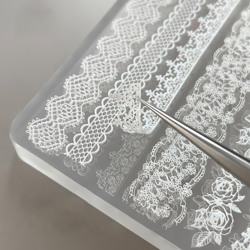 1pc Lace 3D Silicone Nail Mold - Resin Art With Rose review and price