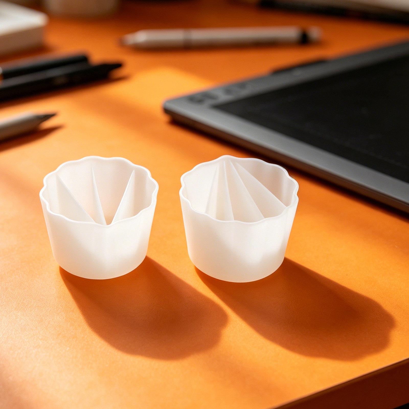 4Pcs Silicone Divided Paint 2  - Resin Art Pouring review and price