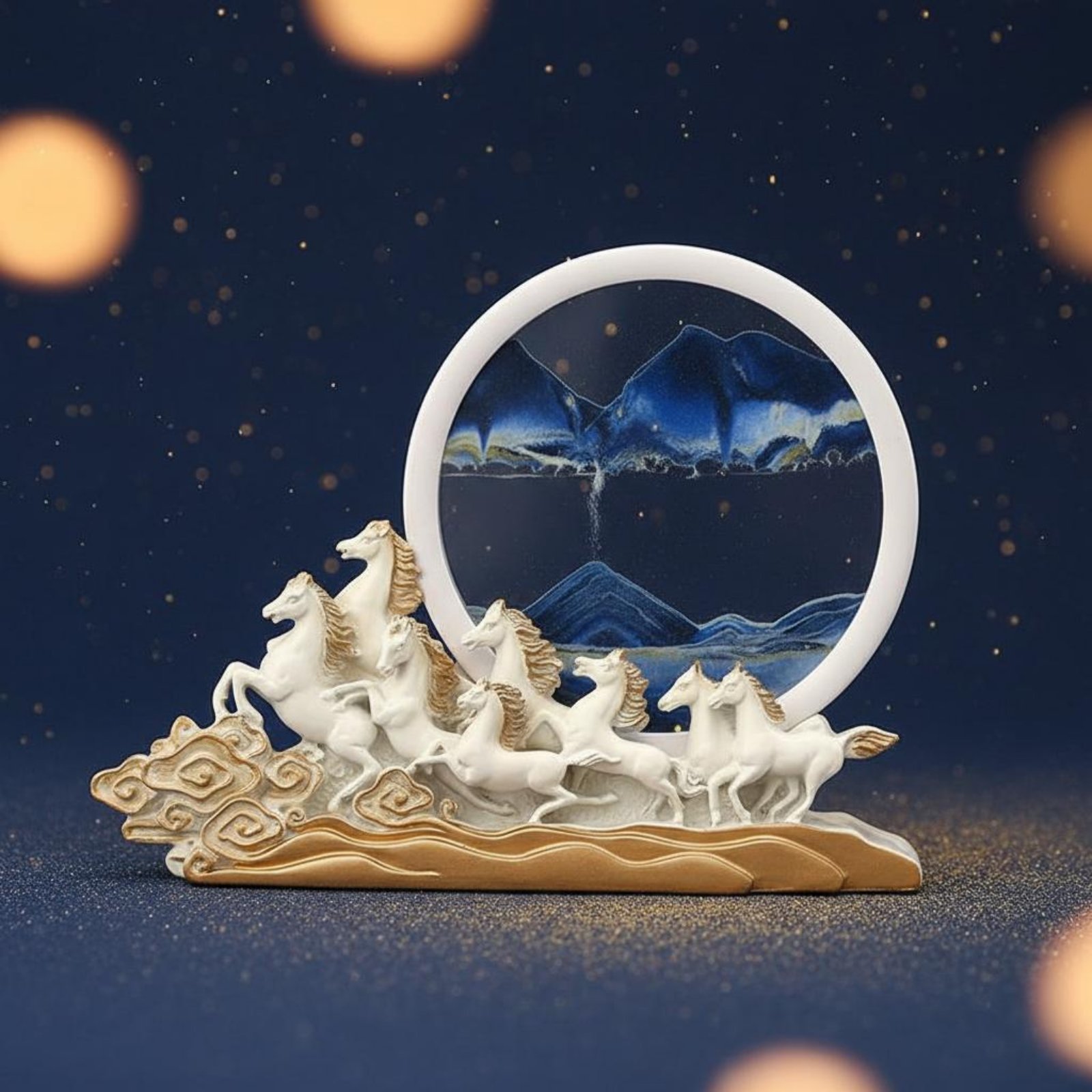 Sand Art Horse Decor Gift Idea - Resin Art Design Ideas review and price