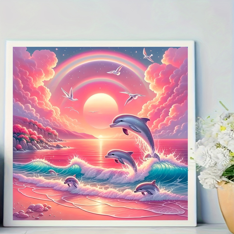 Diamond Painting Kit, Pink Sky - Resin Art Kits review and price