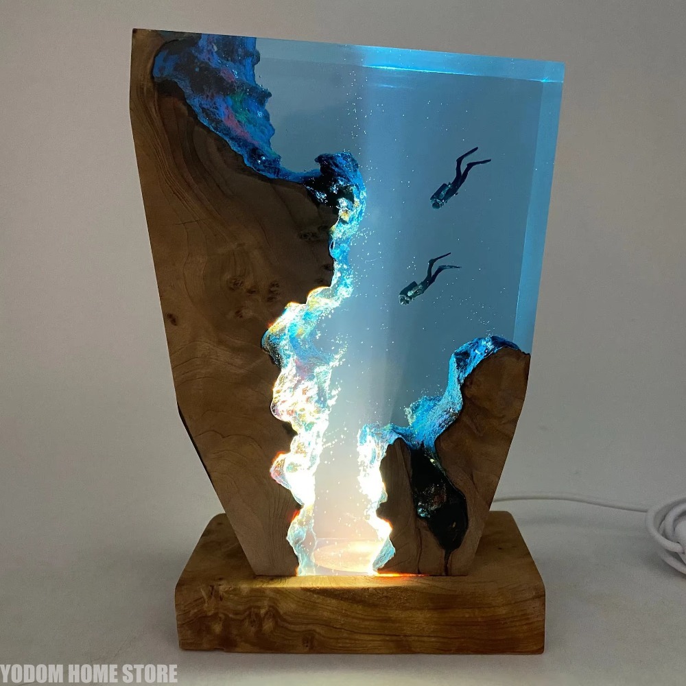 New Seabed World Organism Resi - Resin Art Lamp review and price
