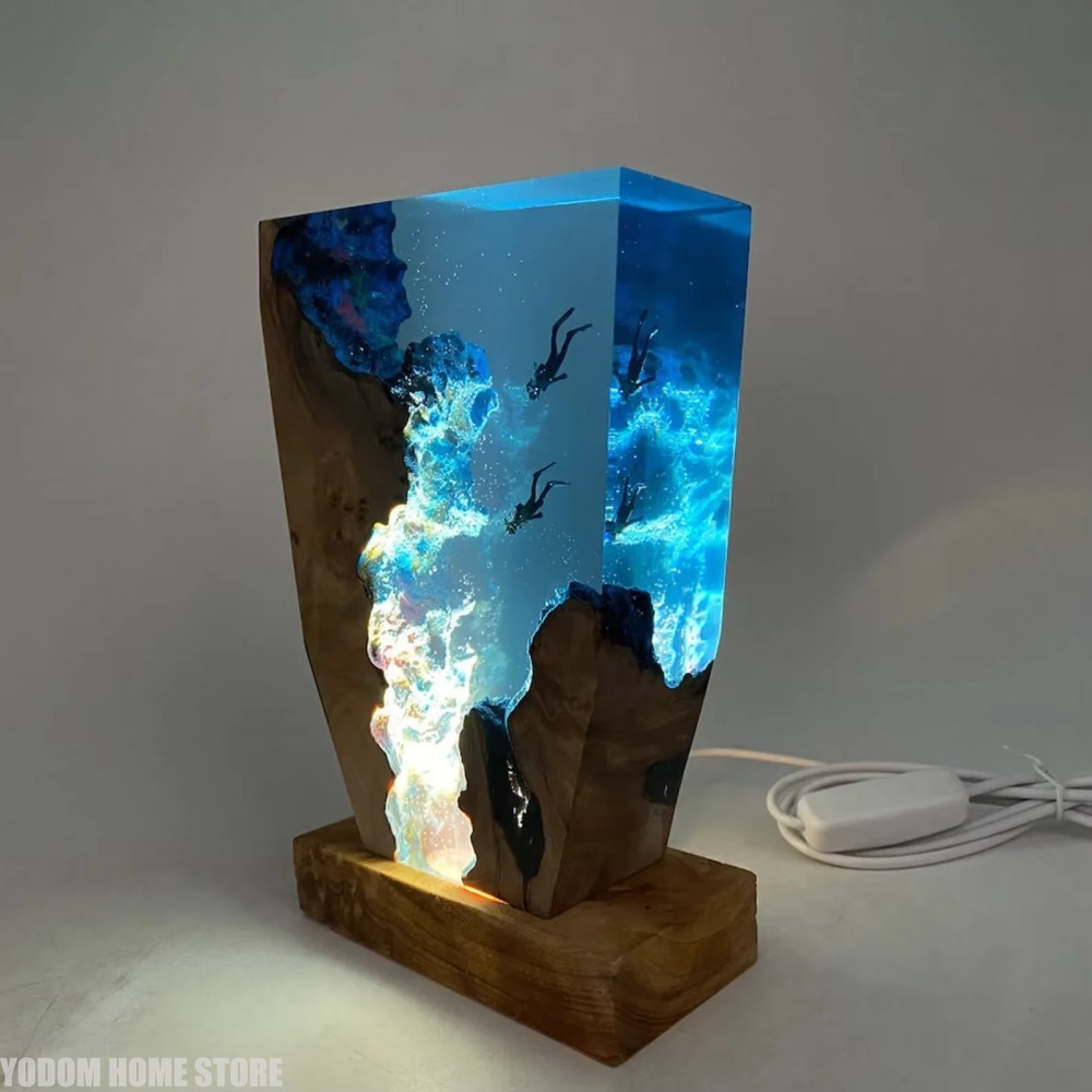 New Seabed World Organism Resi - Resin Art Lamp review and price