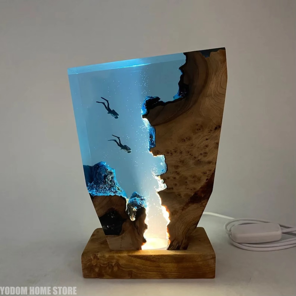 New Seabed World Organism Resi - Resin Art Lamp review and price