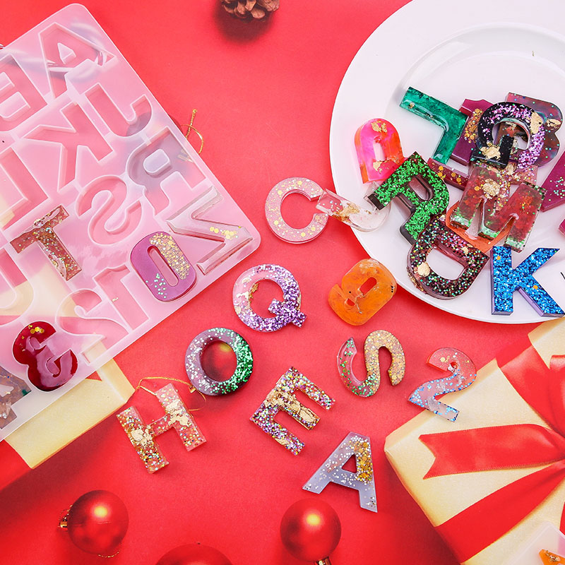 Alphabet Epoxy Resin Mold Kit  - Resin Art Liquid review and price