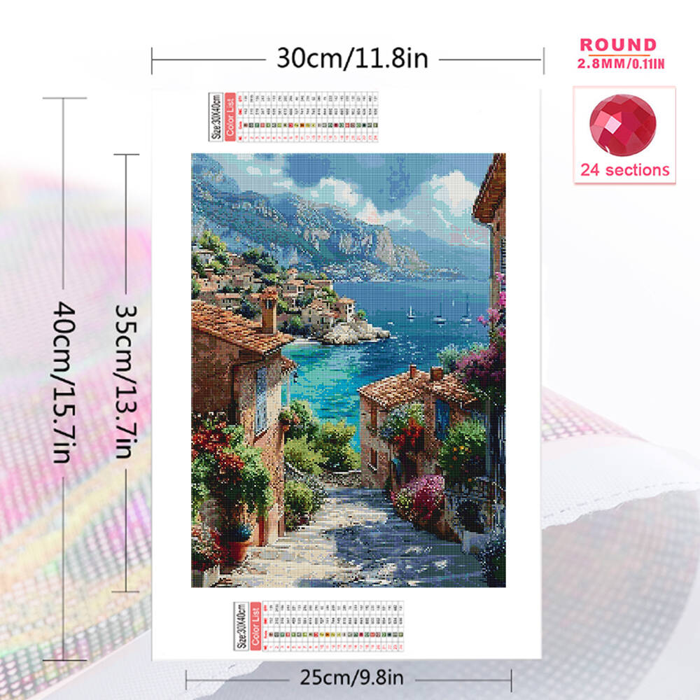 1pc frameless  Diamond Paintin - Resin Art Canvas review and price