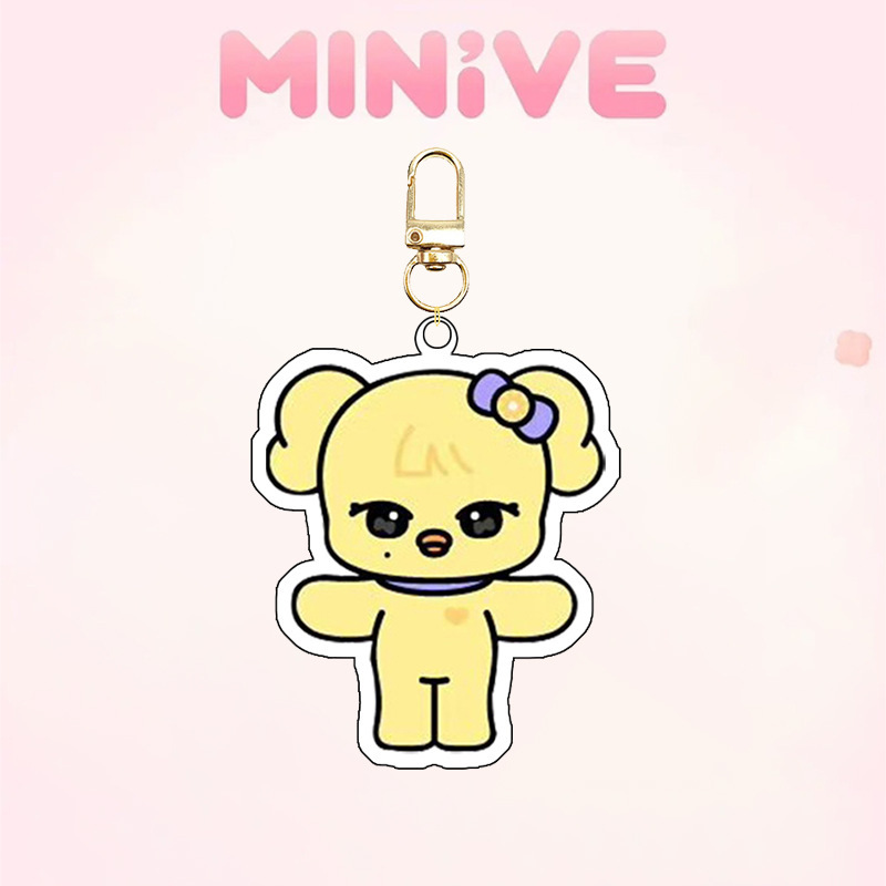 Ive Minivek Kpop Group Idol Ac - Resin Art Keychain review and price