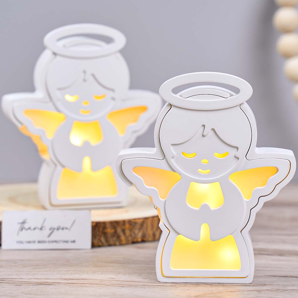 Christmas Angel Lamp Silhouett - Resin Art Lamp review and price