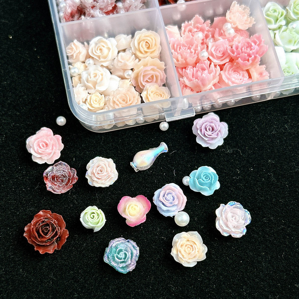12Grid 3D Mixed Resin Rose Flo - Resin Art With Rose review and price