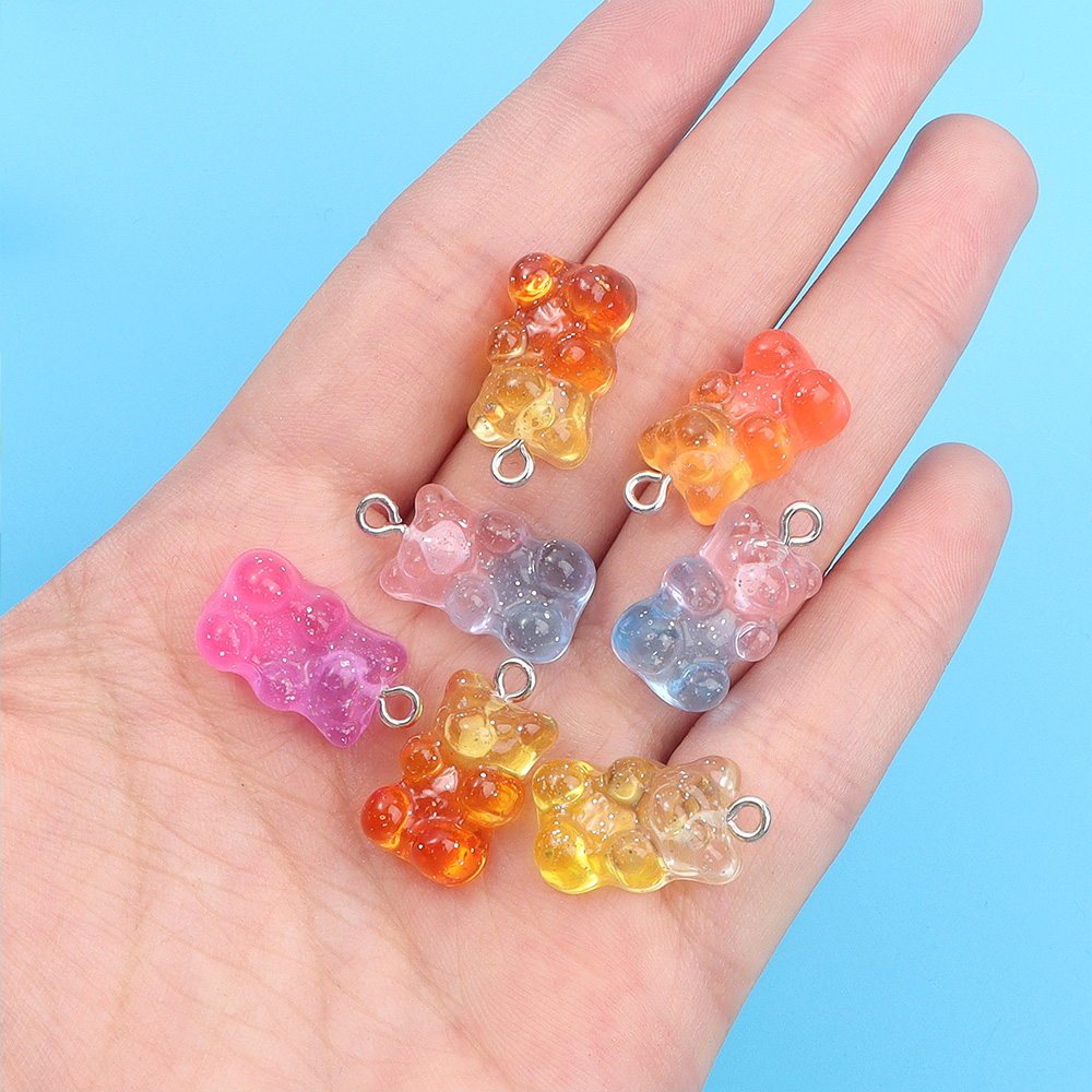DW82 10Pcs Dual Color Resin Be - Resin Art Keychain review and price