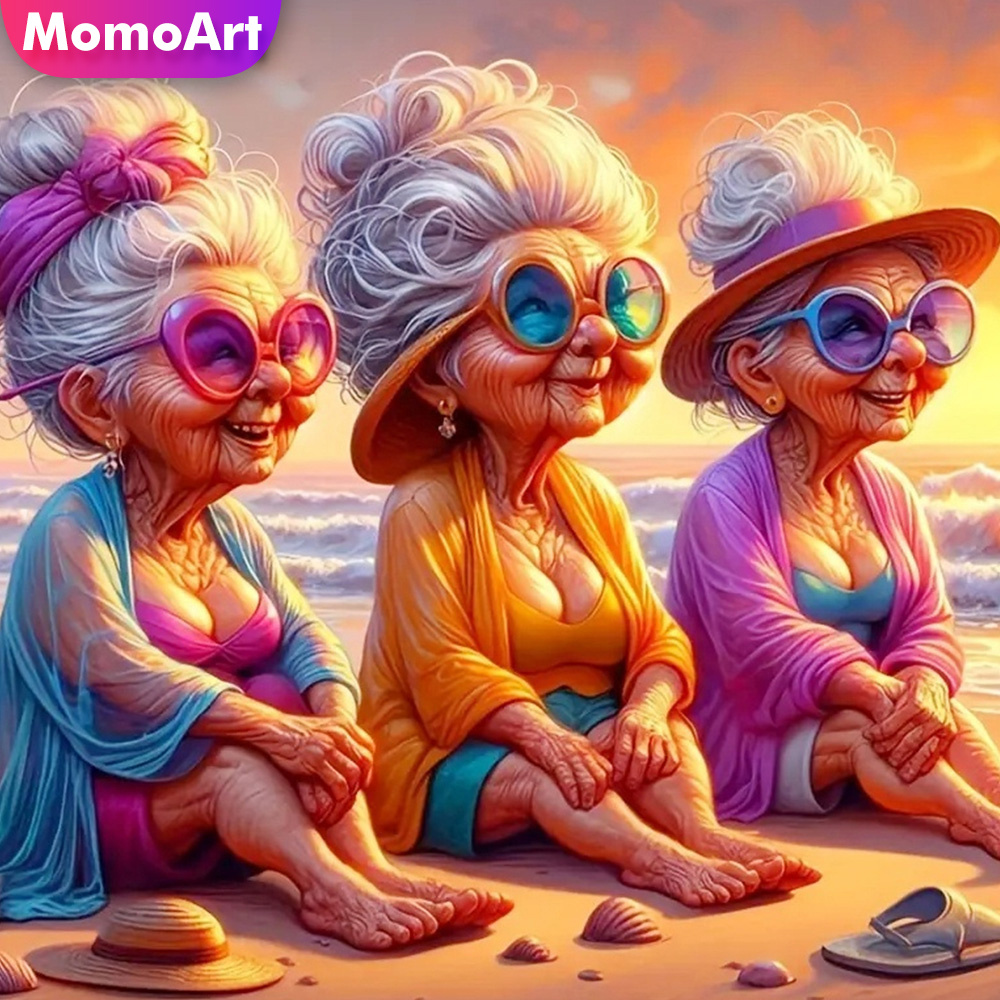 Momoart Diamond Painting Old L - Resin Art Canvas review and price