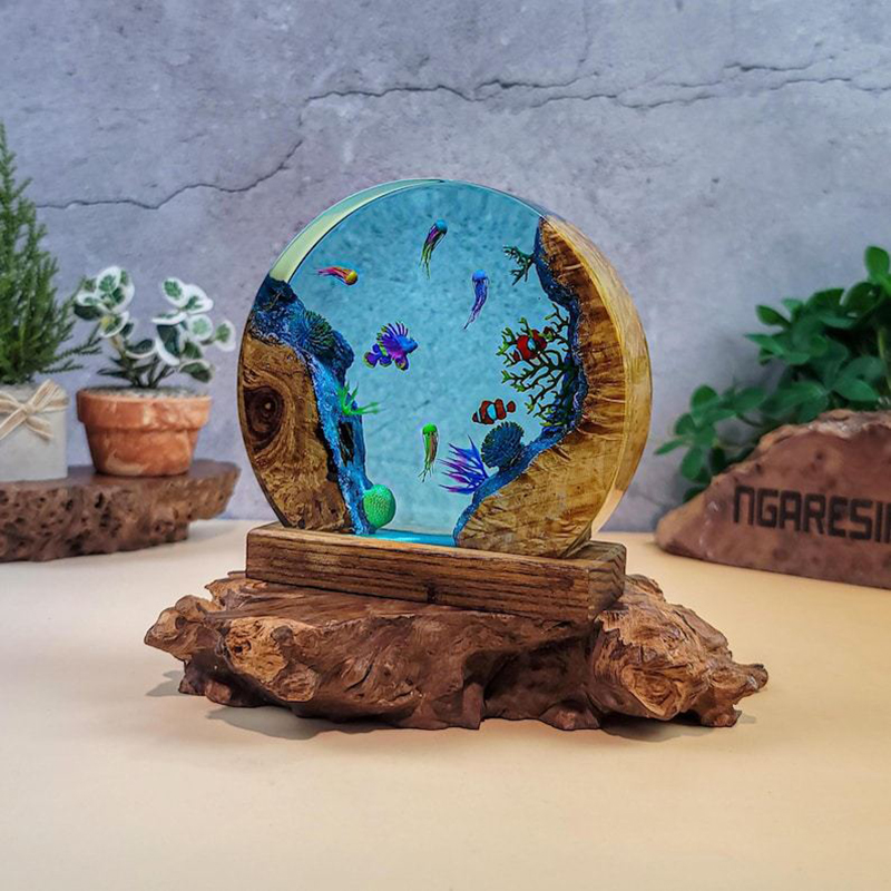 Ocean Aquarium Organism Resin  - Resin Art Light review and price