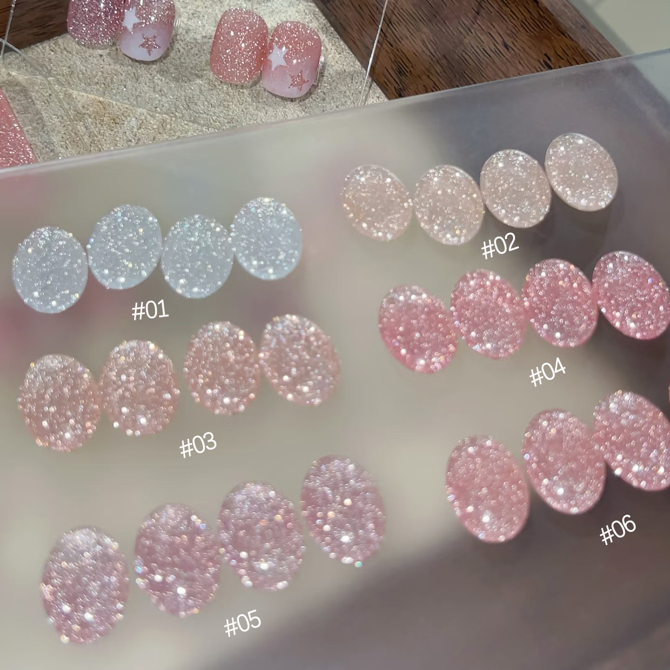 1-6pcs TC 2025 New Pink Naked  - Resin Art With Rose review and price