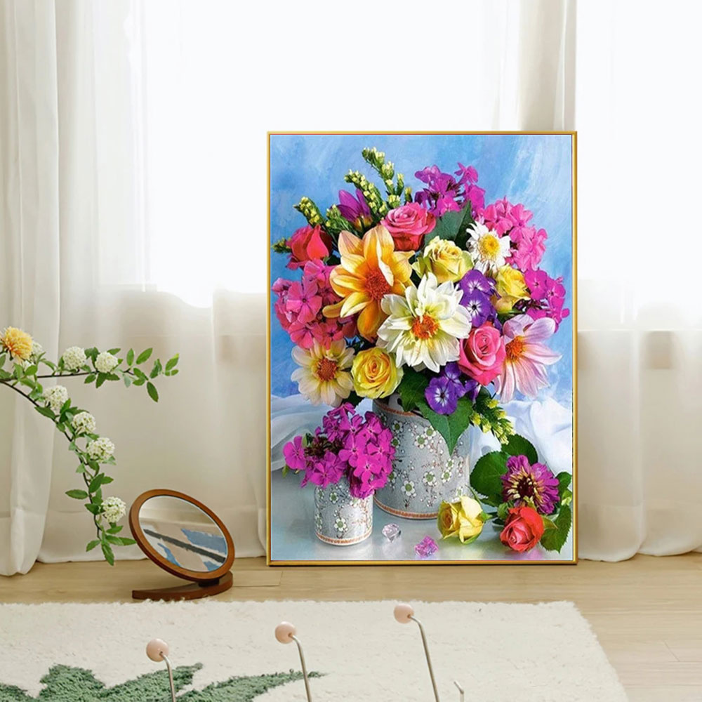 Full Diamond Mosaic Flower 5D  - Resin Art Gift review and price