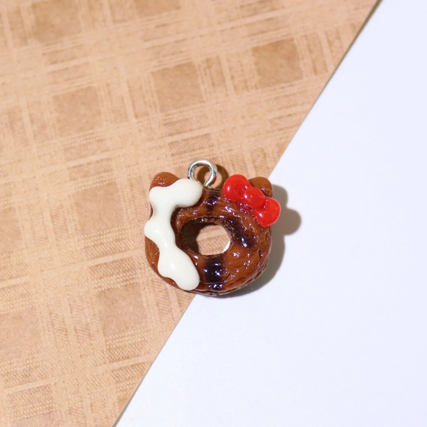 10Pcs Lovely Heart Food Toy Re - Resin Art Keychain review and price