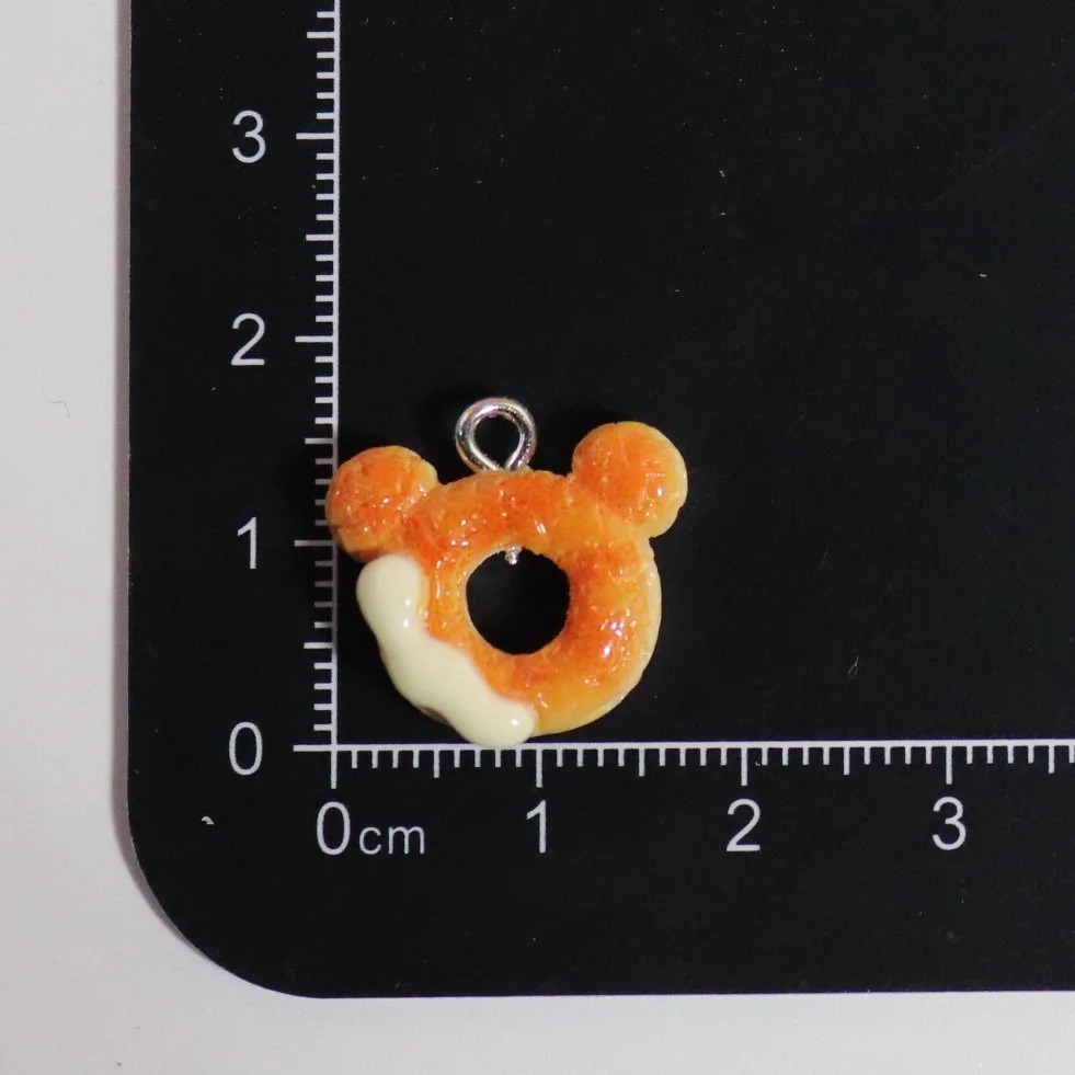 10Pcs Lovely Heart Food Toy Re - Resin Art Keychain review and price
