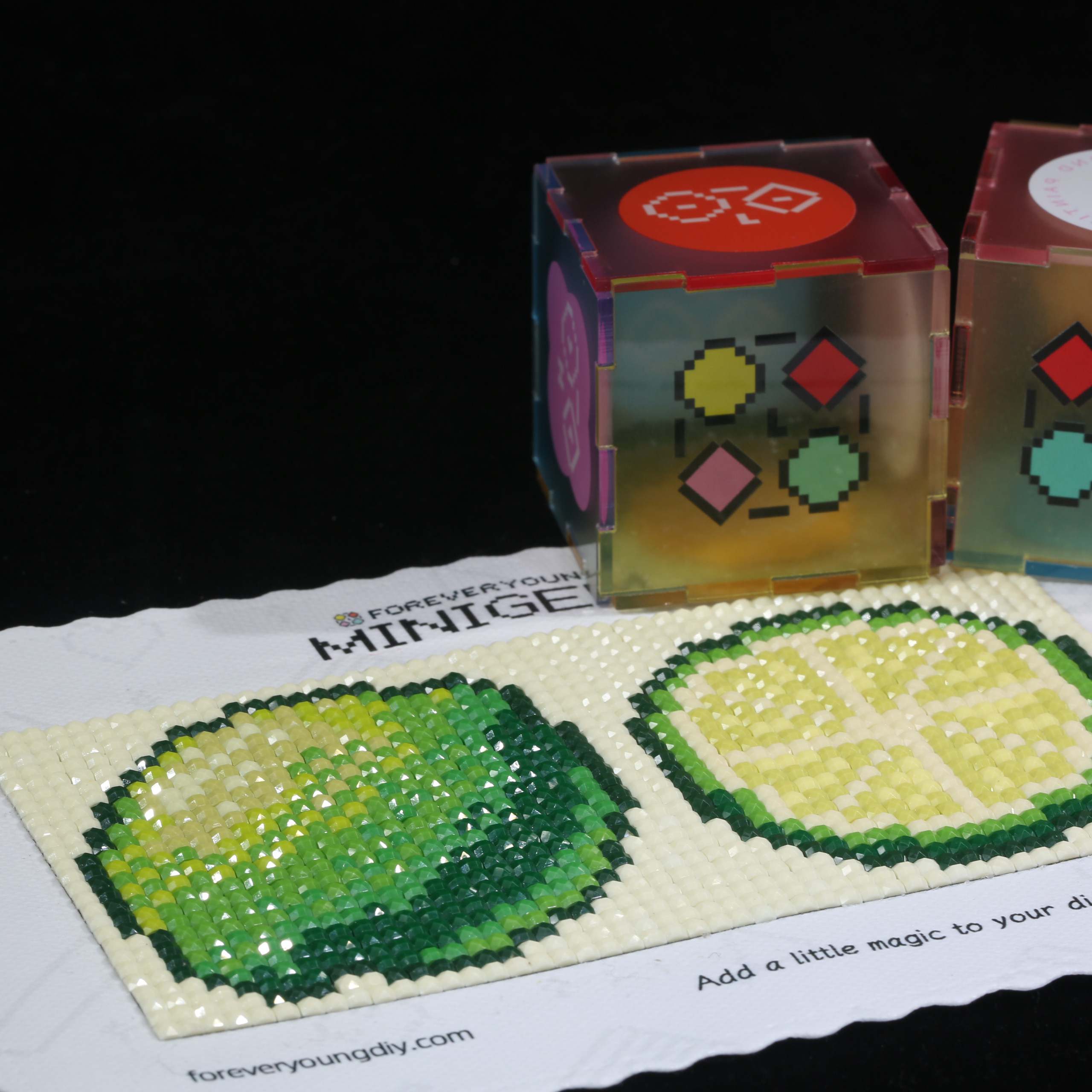 Minigem®: Lime Duo 5' X 3' 5D  - Resin Art Canvas review and price