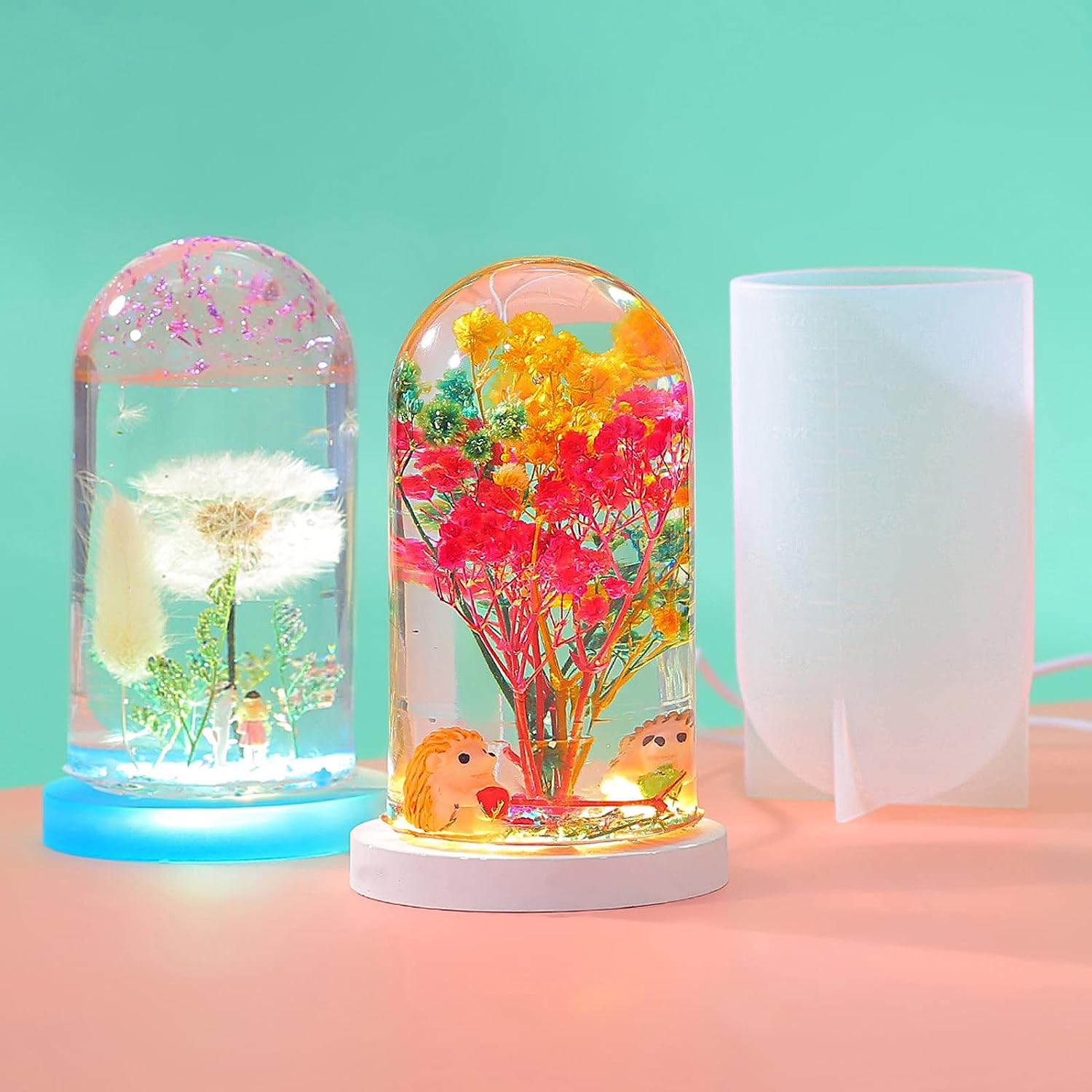 DIY Crystal Epoxy Resin Mold L - Resin Art Lamp review and price