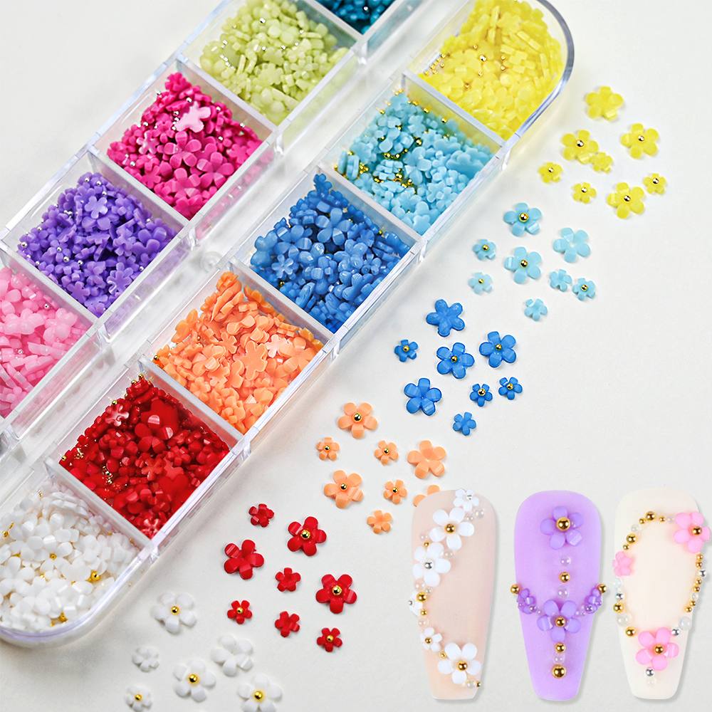 1Box Sparkling 3D Floral Charm - Resin Art Design Ideas review and price