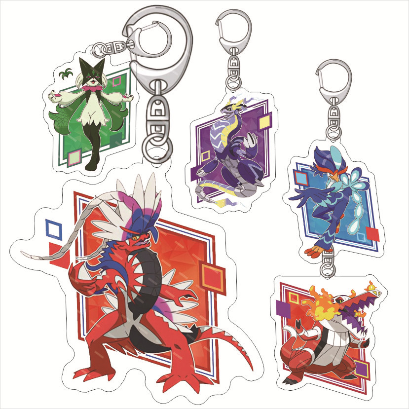 Pokémon Miraidon Koraidon Acry - Resin Art Keychain review and price