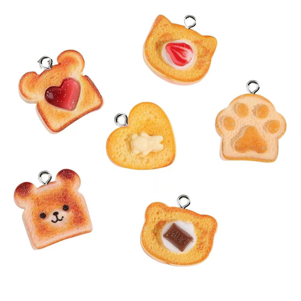 10pcs Heart Bear Cat Animal Sh - Resin Art Keychain review and price