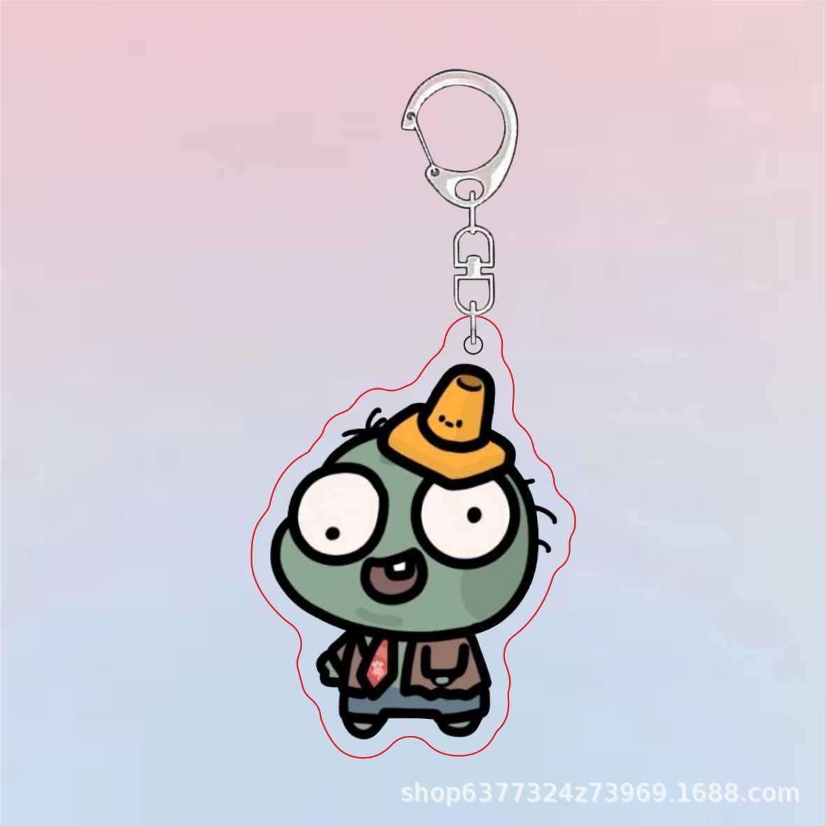 Plants Vs Zombies Acrylic Cute - Resin Art Keychain review and price