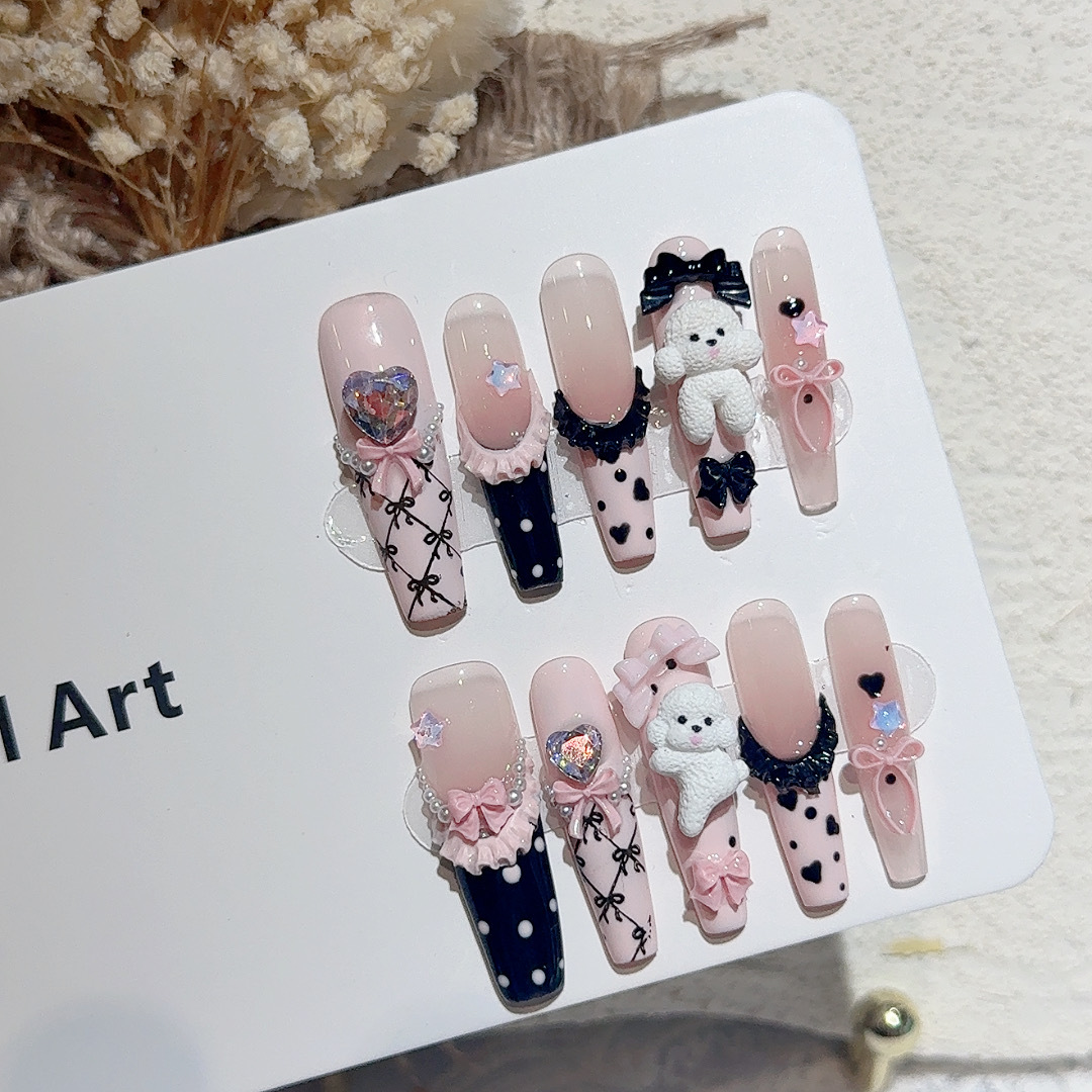 10PCS Black Lace Polka Dot Bal - Resin Art Gift review and price