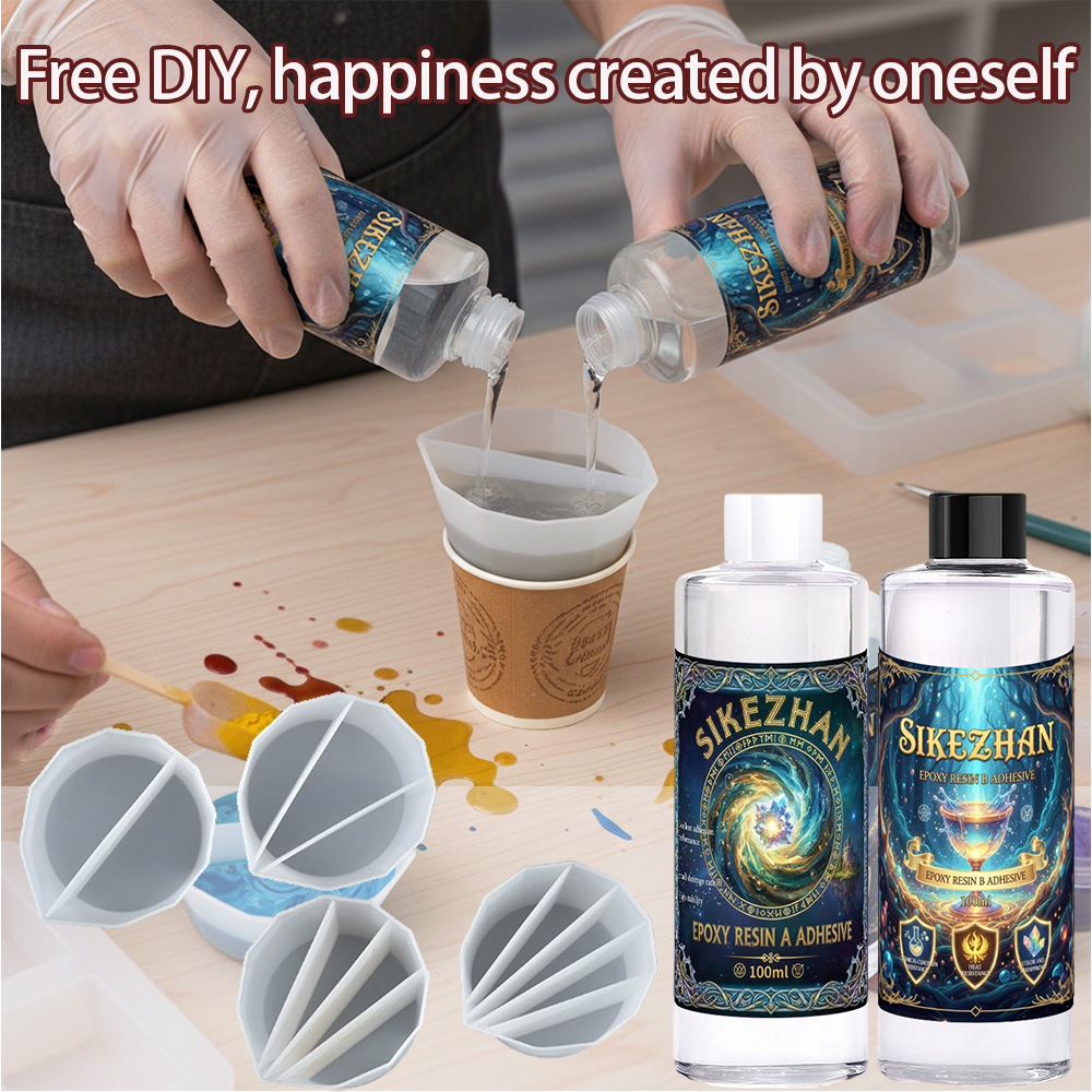 Epoxy Resin Kit with 4 Silicon - Resin Art Pouring review and price