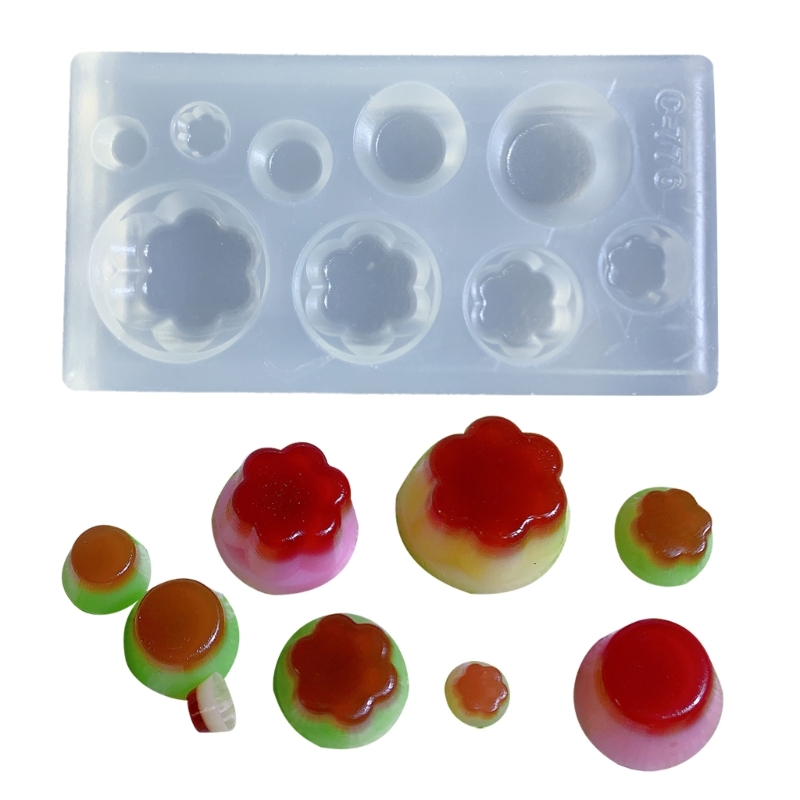 Cute Pudding Shape Silicone Mo - Resin Art Liquid review and price
