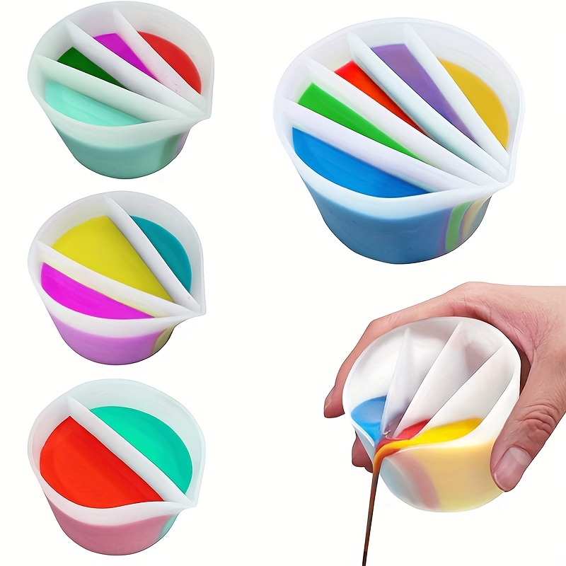 4PCS Reusable Split Cups with  - Resin Art Pouring review and price