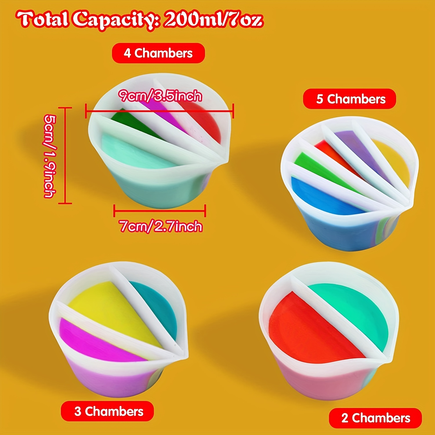 4PCS Reusable Split Cups with  - Resin Art Pouring review and price