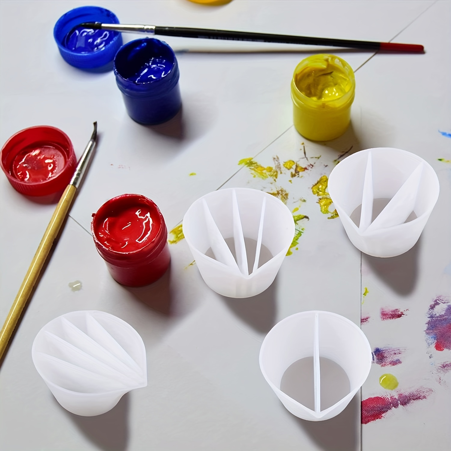 4PCS Reusable Split Cups with  - Resin Art Pouring review and price