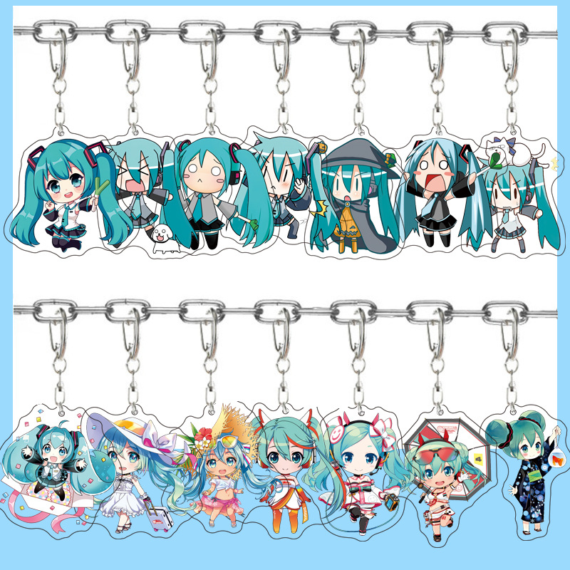 Hatsune Miku Anime Acrylic Cut - Resin Art Keychain review and price